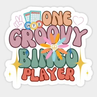 Groovy Bingo Sticker